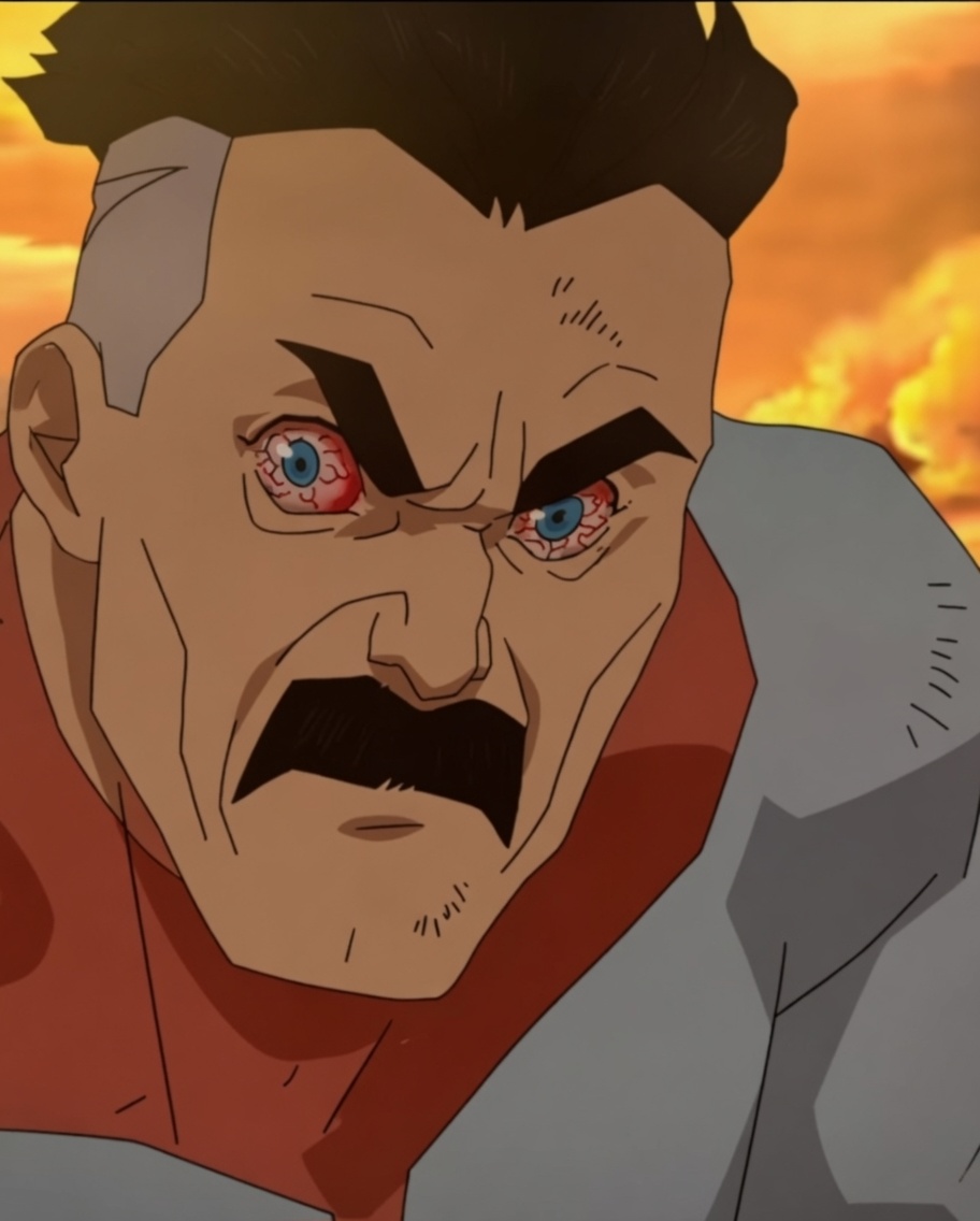 Angry dad face Blank Meme Template