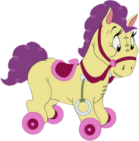 Nelly the toy horse Blank Meme Template