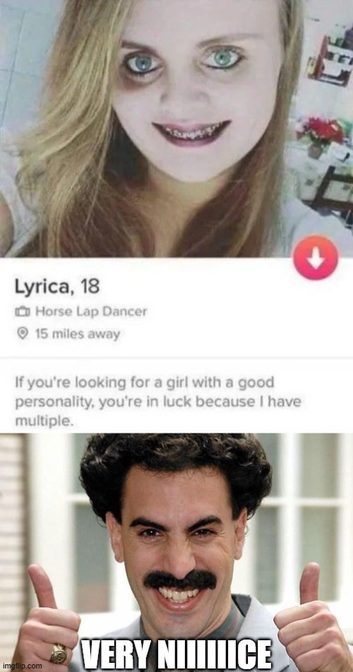 Multiple Personalities | very niiiiiice | image tagged in great success | made w/ Imgflip meme maker