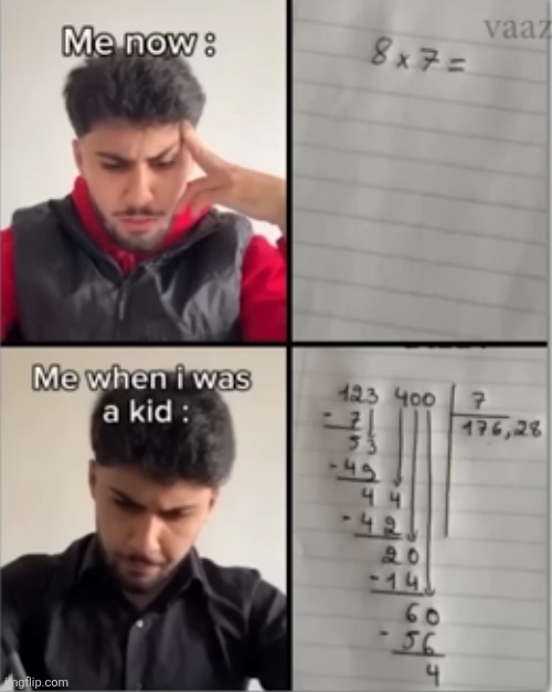image tagged in memes,math,relatable,kids,adults,division | made w/ Imgflip meme maker