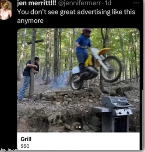 image tagged in ebay,grill,money,dirt bike,advertising,funny | made w/ Imgflip meme maker