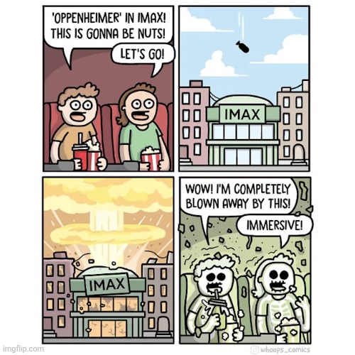 Oppenheimer | image tagged in oppenheimer,movie,blown,comics,movies,comics/cartoons | made w/ Imgflip meme maker