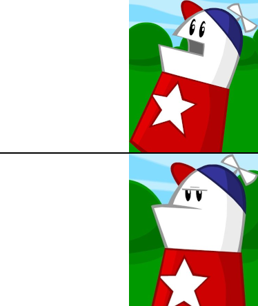 High Quality Disappointed Homestar Runner Blank Meme Template