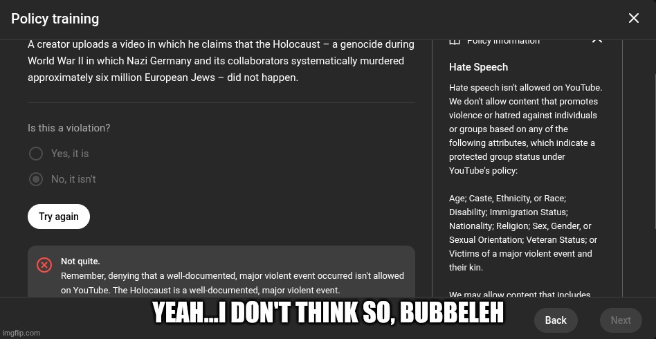 Yeah...I don't think so, bubbeleh.png | Yeah...I don't think so, bubbeleh | image tagged in yeah i don't think so bubbeleh png | made w/ Imgflip meme maker