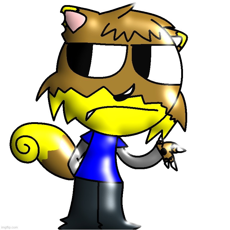 My the shapies oc | image tagged in art,furry,3d | made w/ Imgflip meme maker