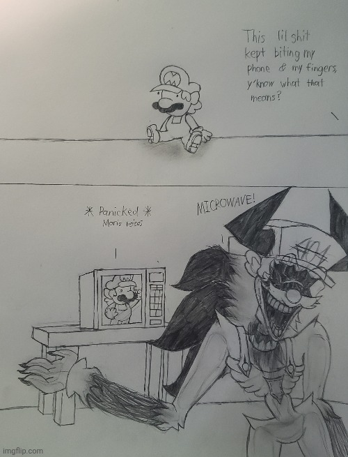 Drawings Stream Shenanigans 27 | image tagged in horrorbrew,comic,microwave,drawing | made w/ Imgflip meme maker