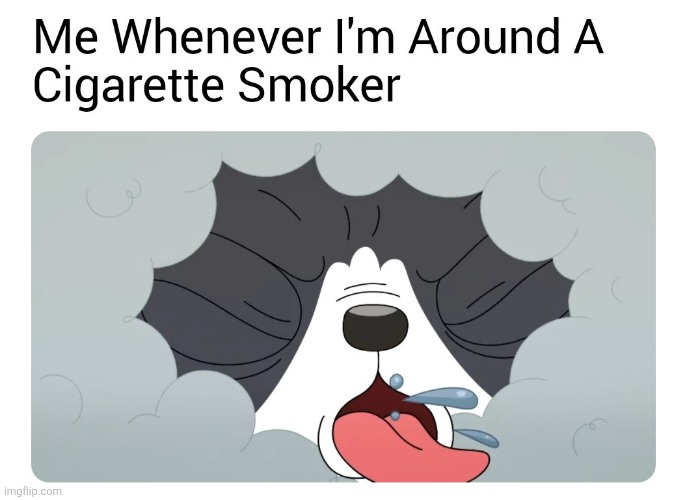 The Horror | image tagged in memes,cigarettes,smoking | made w/ Imgflip meme maker