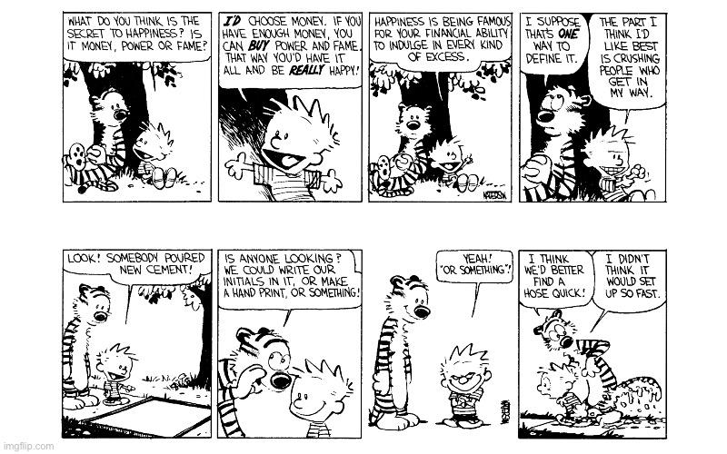 image tagged in calvin and hobbes,comics | made w/ Imgflip meme maker