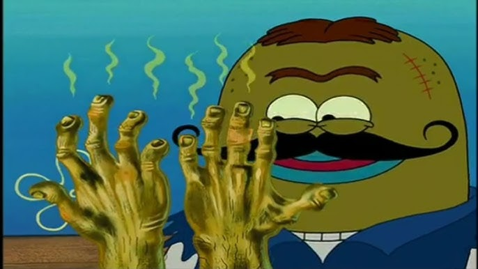 spongebob stinky hands Blank Meme Template