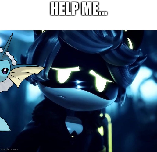 Murder drones N is sad | Help me... | image tagged in murder drones n is sad | made w/ Imgflip meme maker