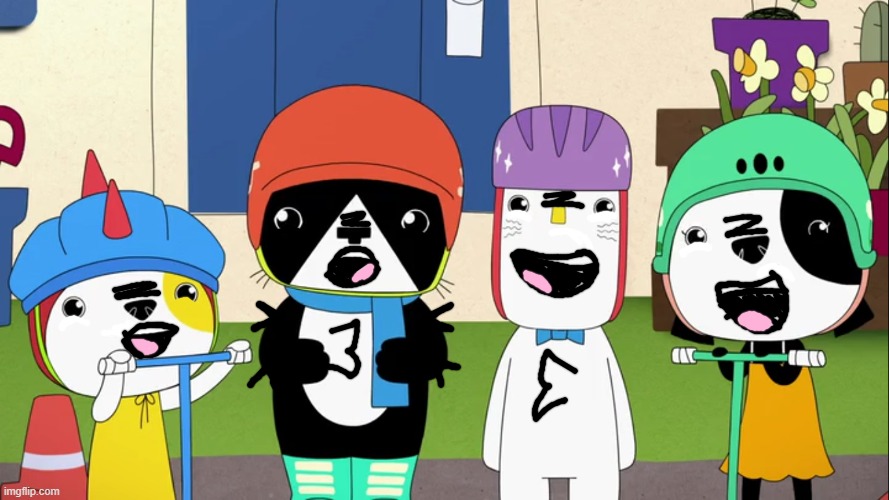 That one bfdi image | image tagged in 4 animals 4 scooters | made w/ Imgflip meme maker