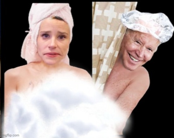 Joe Biden Ashley Biden Shower | image tagged in joe biden ashley biden shower | made w/ Imgflip meme maker