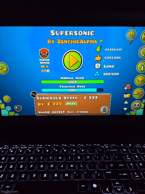 I BEAT IT I BEAT IT I BEAT IT I BEAT IT 7,250 ATTEMPTS YEEEEESSSSSS | made w/ Imgflip meme maker