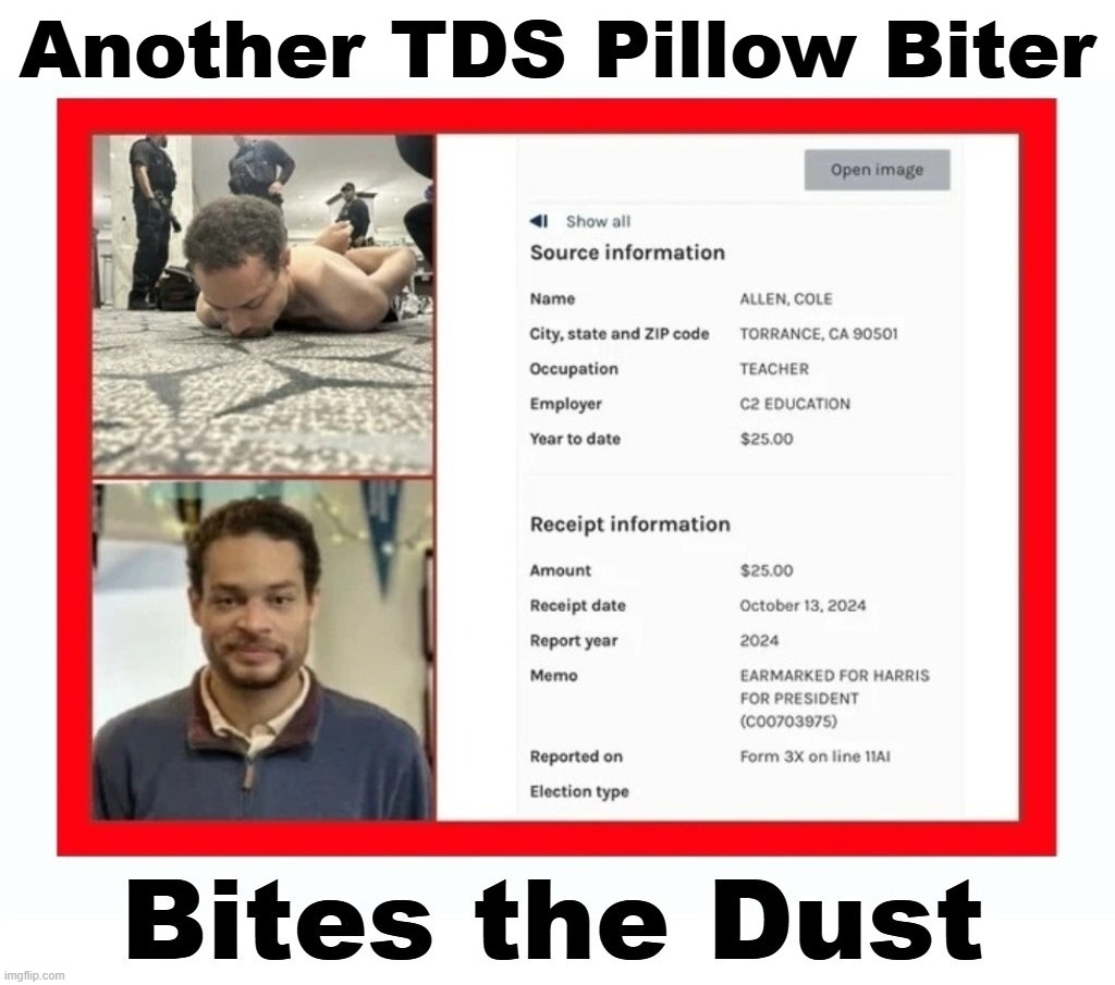 Another TDS Pillow Biter Bites the Dust | image tagged in trump derangement syndrome,another one bites the dust,i diagnose you with gay,assassin,sjw triggered,gallows humor | made w/ Imgflip meme maker