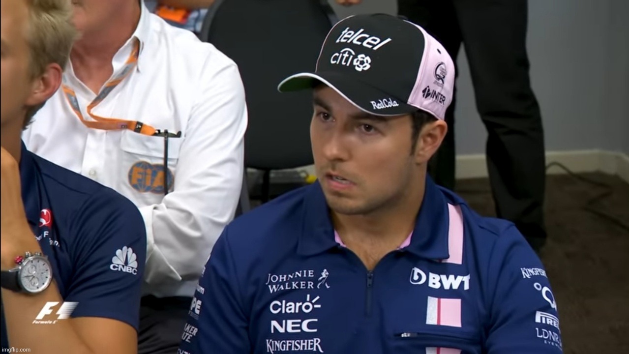 Checo Strange Face Template | image tagged in checo strange face,memes,f1,funny,template | made w/ Imgflip meme maker