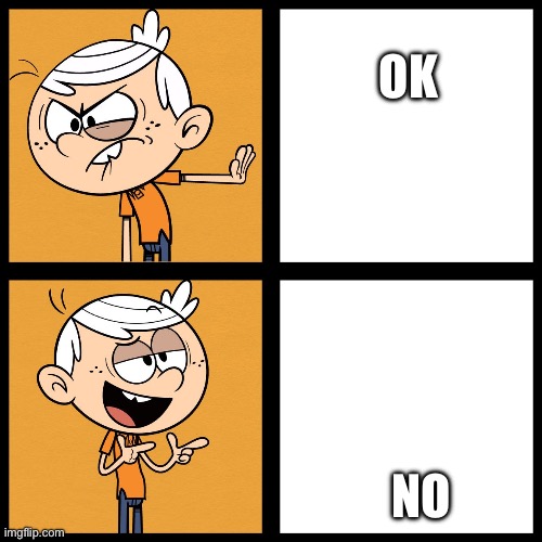 Lincoln Loud | Ok No | image tagged in lincoln loud | made w/ Imgflip meme maker