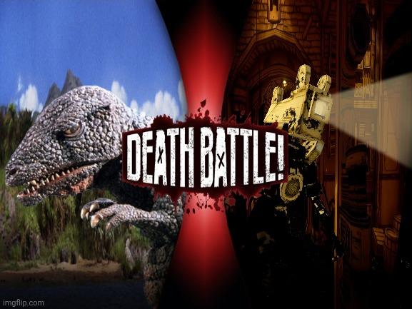 Gorosaurus vs. The projectionist (Godzilla vs. Bendy) | DEATH BATTLE | image tagged in godzilla,bendy and the ink machine,death battle | made w/ Imgflip meme maker