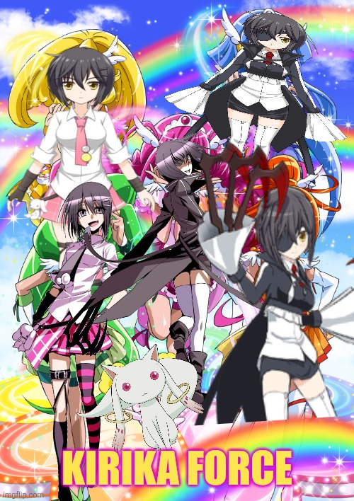 Kirika Force | image tagged in memes,manga,killer,puella magi madoka magica | made w/ Imgflip meme maker