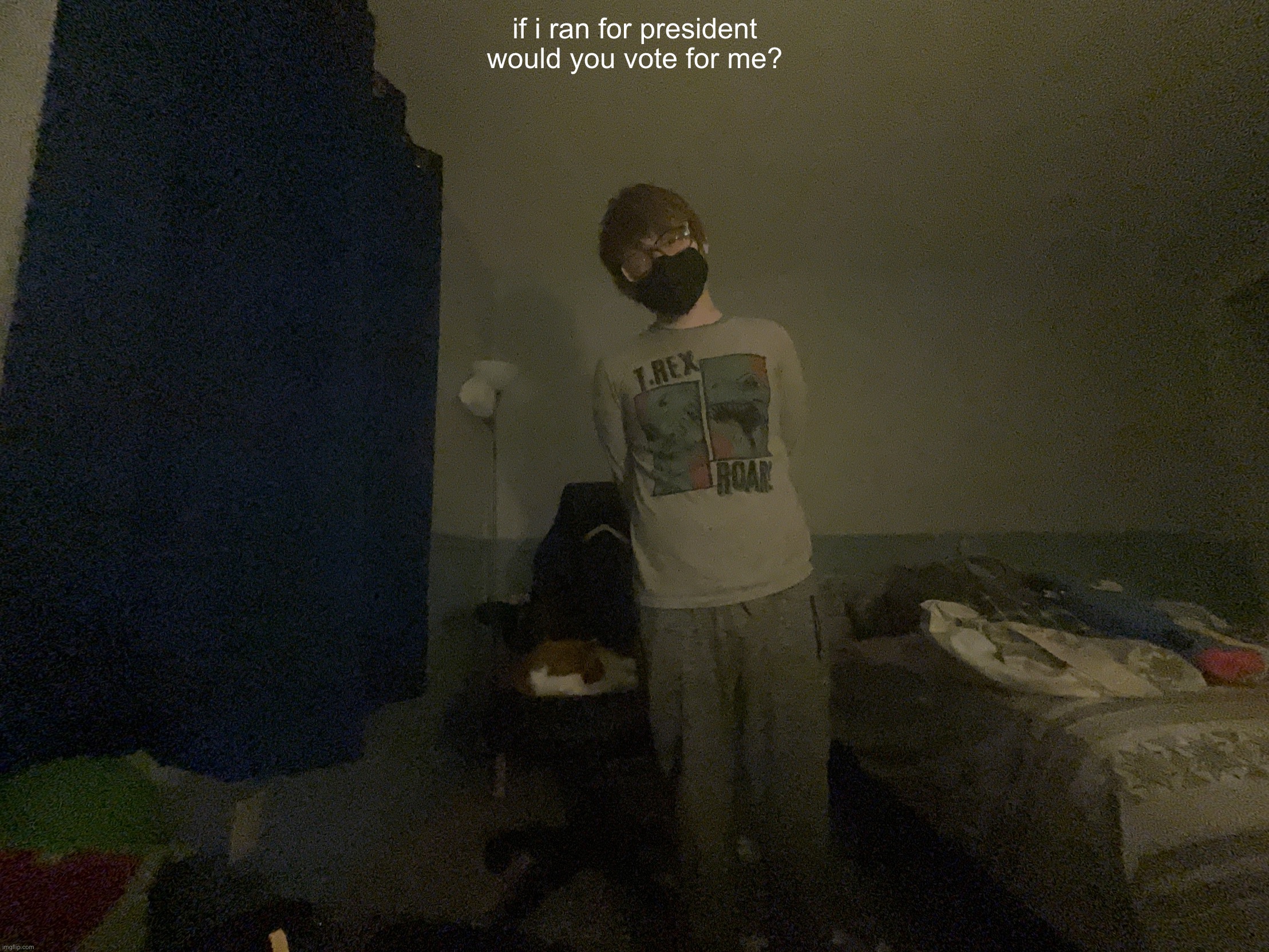 if i ran for president would you vote for me? | image tagged in img_2662 jpeg | made w/ Imgflip meme maker