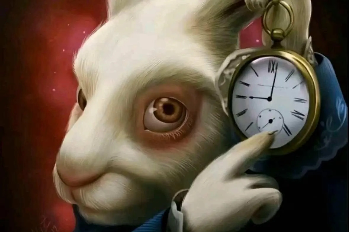 White Rabbit Blank Meme Template