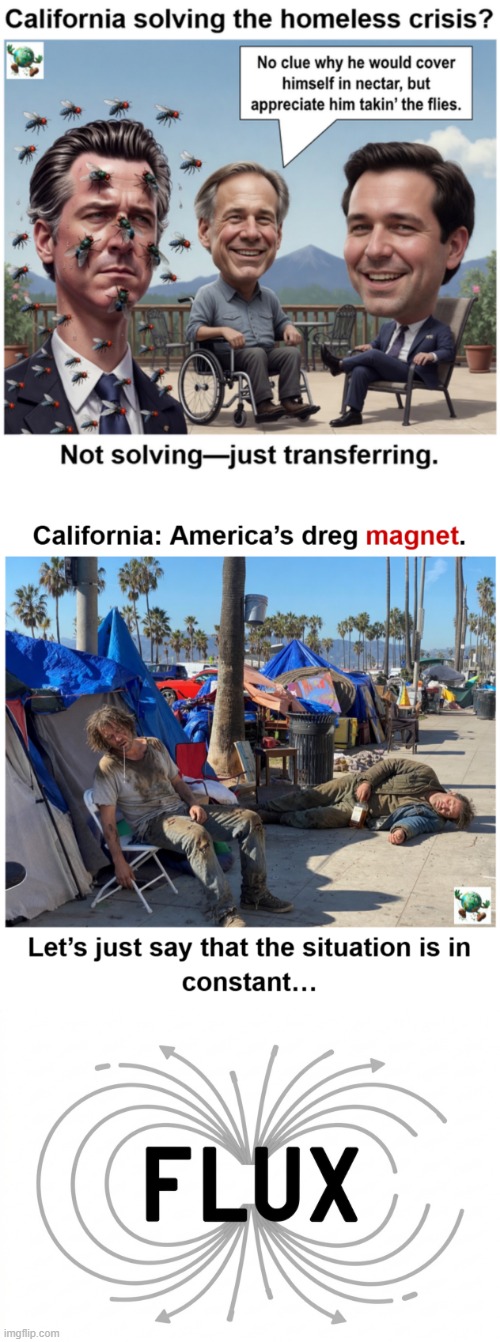 Is California solving the homeless crisis? | image tagged in maga,conservative,homeless,california | made w/ Imgflip meme maker