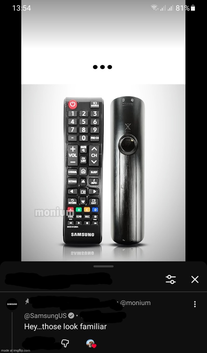Even Samsung Official YouTube Channel Commented On This Shorts | image tagged in samsung,youtube shorts | made w/ Imgflip meme maker