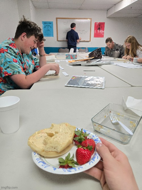 "'No eating in class' Kids in the back:" is a reality | image tagged in memes,reference | made w/ Imgflip meme maker