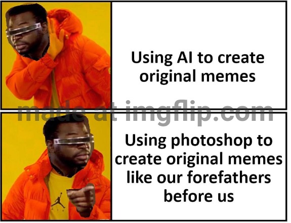Old School | image tagged in photoshop | made w/ Imgflip meme maker
