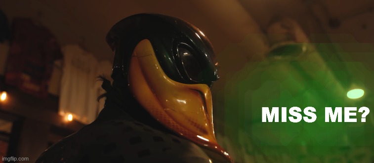 roboduck meme | miss me? | image tagged in memes,roboduck,sports,oregon,college football,miss me | made w/ Imgflip meme maker