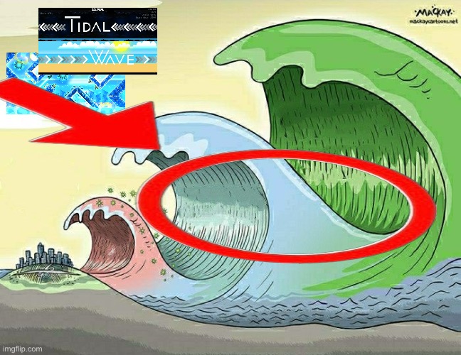 Tidal wave? | image tagged in tidal wave | made w/ Imgflip meme maker