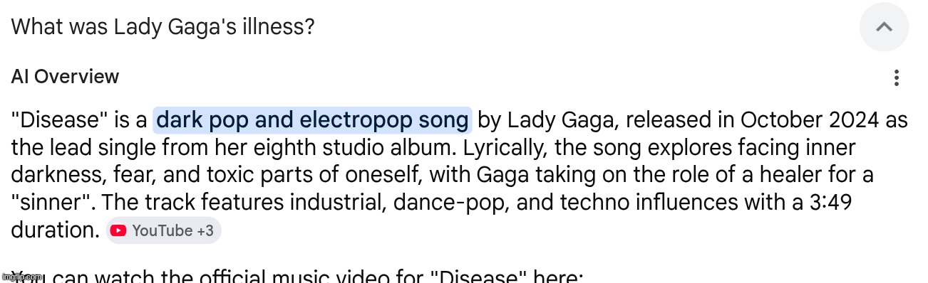 the perks of being a pop star with hits: | image tagged in screenshot 2026-04-26 12 34 41 pm png,lady gaga,sad but true | made w/ Imgflip meme maker