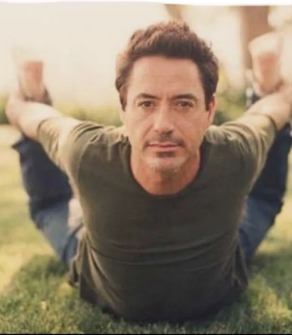 Iron man stretching Blank Meme Template