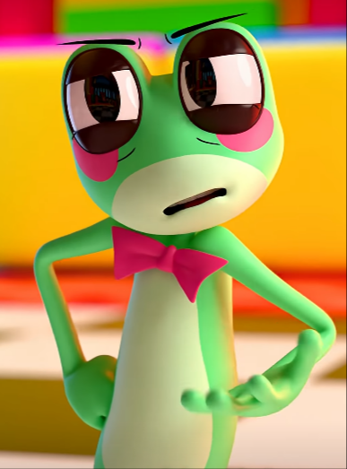 Ribbit Confused Blank Meme Template