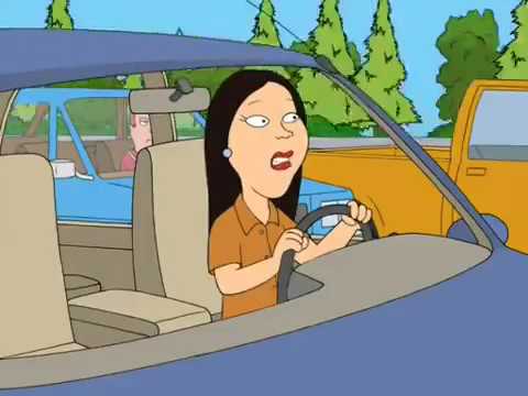Family guy asian woman driver Blank Meme Template