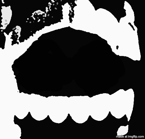 image tagged in extremely scared caine | made w/ Imgflip meme maker