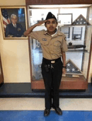 Soldier Salutn Blank Meme Template
