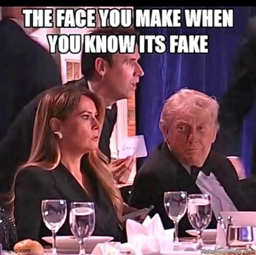 Bang! Bang! The reaction when your wife and waiter hear gunshots, but you know it's all staged! | image tagged in donald trump,melania trump,whcd,shooting,staged | made w/ Imgflip meme maker