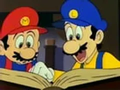 High Quality Mario and Luigi Reading Blank Meme Template