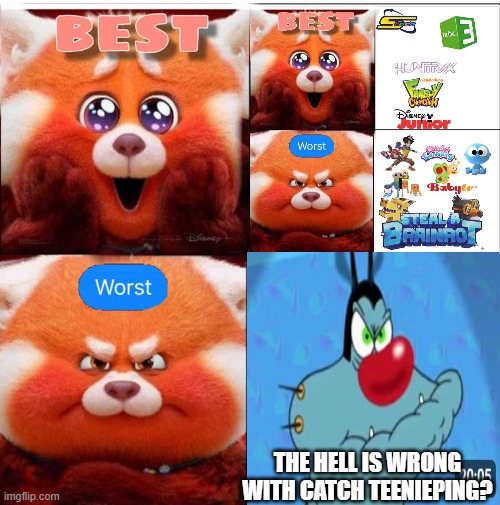 Ruin This Fill In Meme!!!!!!!!!!!!!!!!!!!!!!!!!!!!!!!!!!!!! #581 | The hell is wrong with catch teenieping? | image tagged in ruin this fill in meme 581 | made w/ Imgflip meme maker