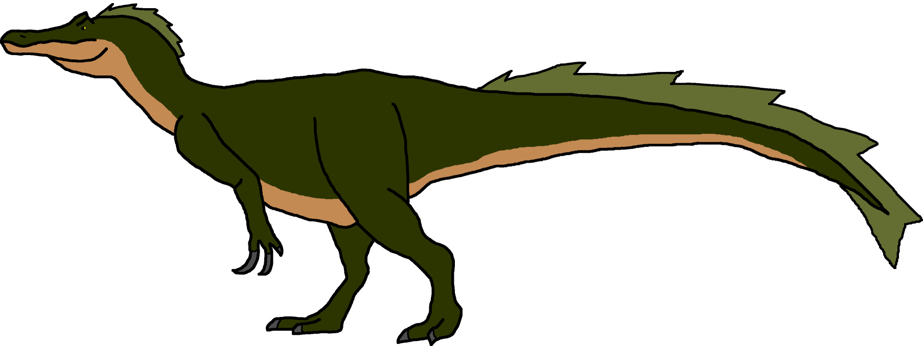 Female Baryonyx (Paleoverse + EOIverse) Blank Meme Template