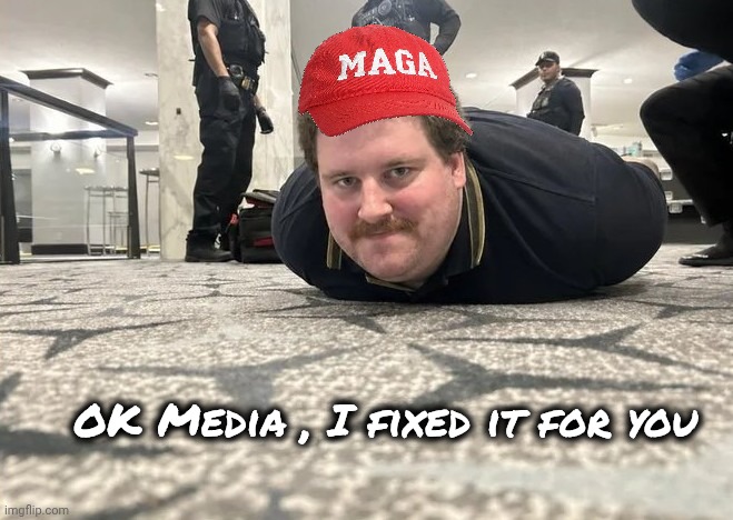 Still working on a backstory | OK Media , I fixed it for you | image tagged in biased media,we are innocent,it's that obvious,why don't you believe,sheeple | made w/ Imgflip meme maker