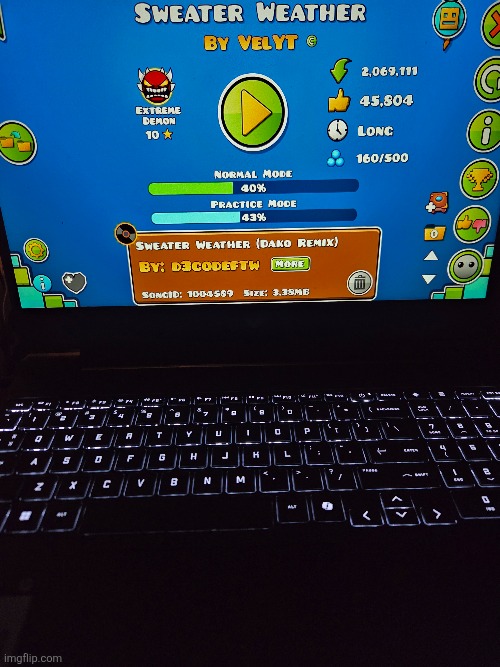 Starting my first extreme, and i have 37-61 so im not that buns at the drop | made w/ Imgflip meme maker