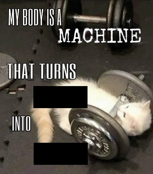 Cat machine Blank Meme Template