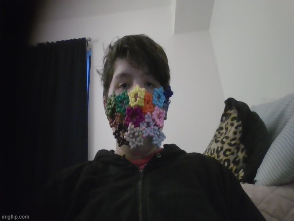 I made a kandi mask out of 14 stars | made w/ Imgflip meme maker