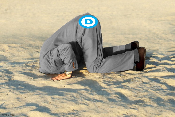 head in sand | image tagged in head in sand | made w/ Imgflip meme maker