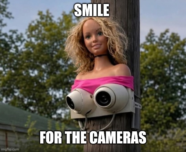 Smile | Smile; For the cameras | image tagged in screenshot_20260426_094636_messages jpg | made w/ Imgflip meme maker