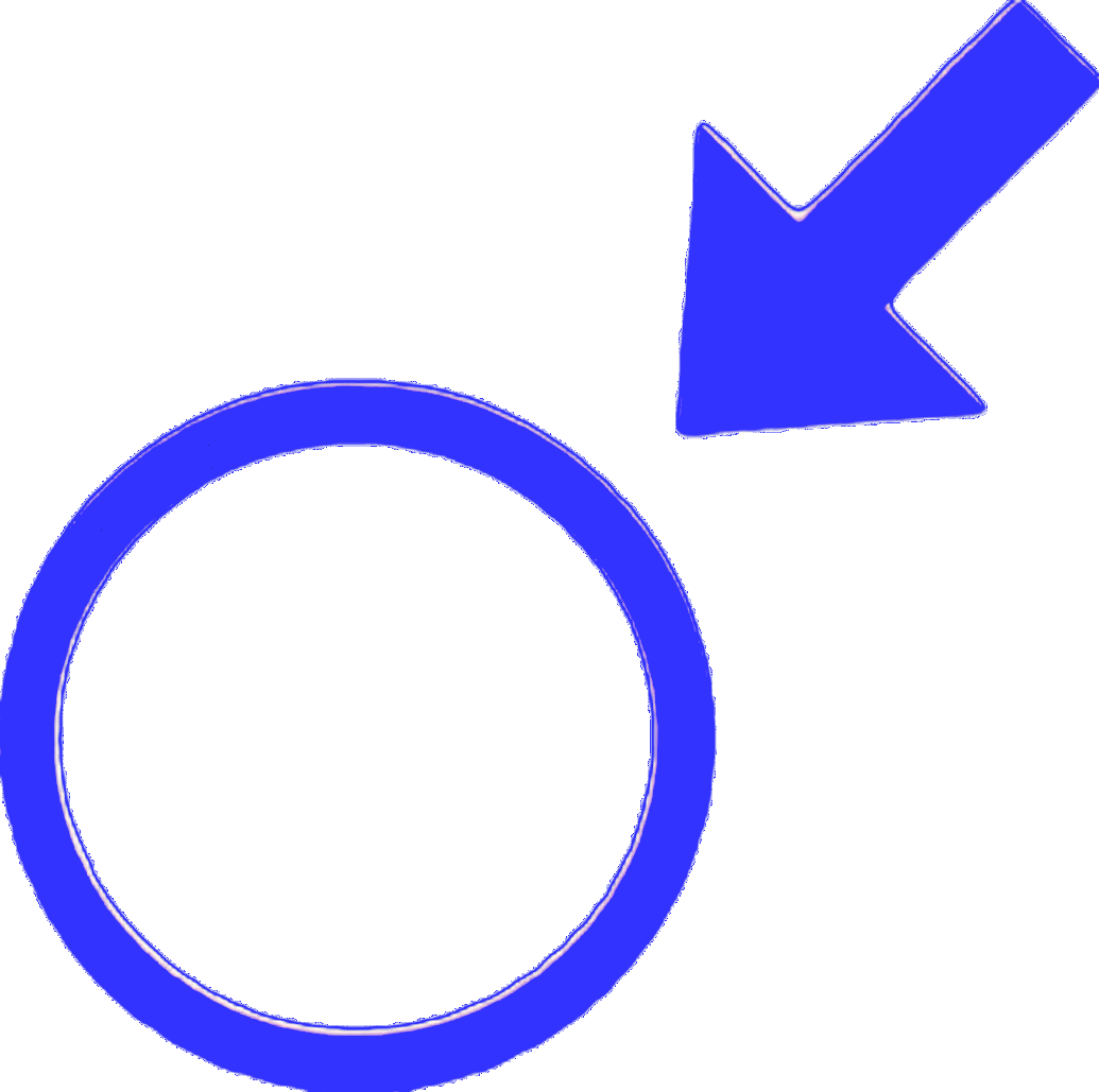 blue arrow circle Blank Meme Template