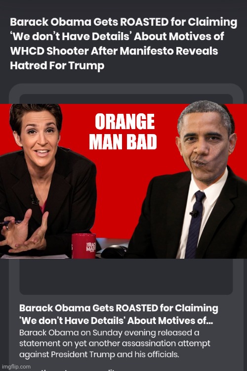 Demorhhoids still confused about Demorhhoid's motives | Orange Man Bad | image tagged in screenshot_20260427_004751_chrome jpg,liars,mad,cow,poop | made w/ Imgflip meme maker