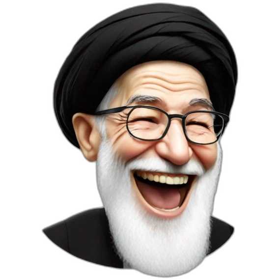 khamenei laughing Blank Meme Template