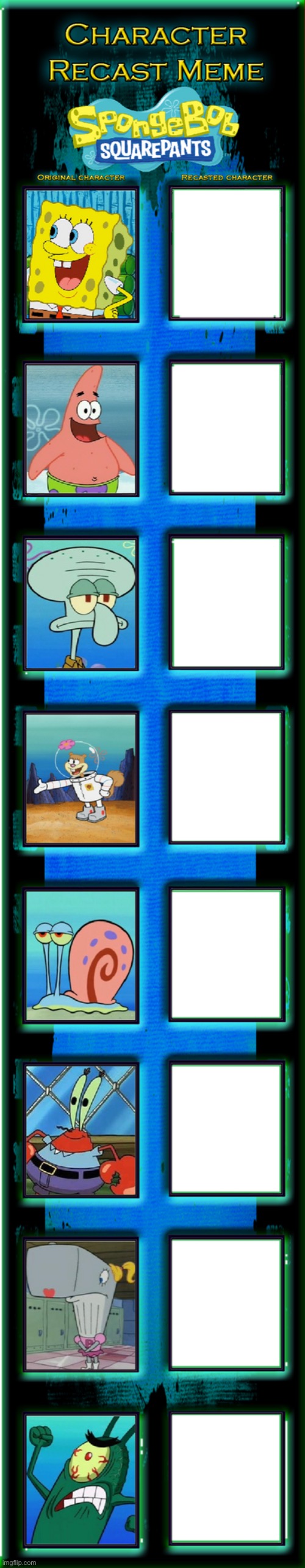 My old template :D [somebody ruin it] | image tagged in spongebob recast please use its new to u | made w/ Imgflip meme maker